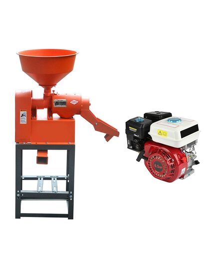 Automatic Rice Mill With 6.5 HP Petrol Engine, 150 kg/hr