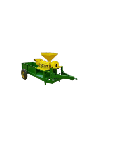 Tractor Operated Rice Mill Huller Type with Trolley, 25 HP