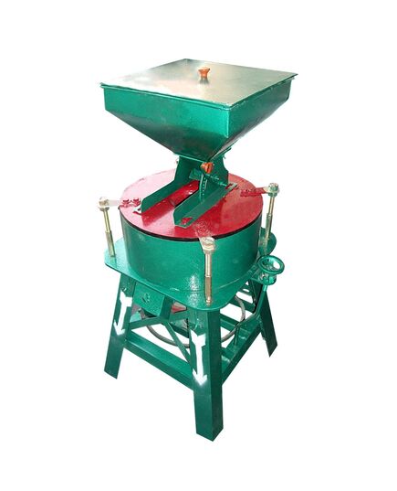 Horizontal Flour Mill 18 Inch Stone Type with 3 HP Motor