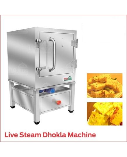Live Stream Dhokla Machine, 8 Plate