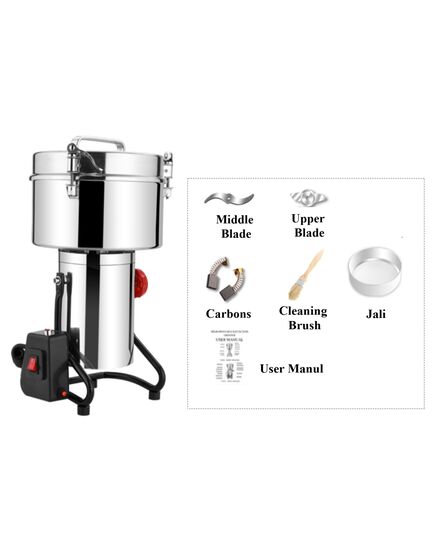 IMPERIUM Spice Grinder - 5000 watts, 3500 gram capacity, Stainless Steel Mixer Grinders for masala, spices and Herbs