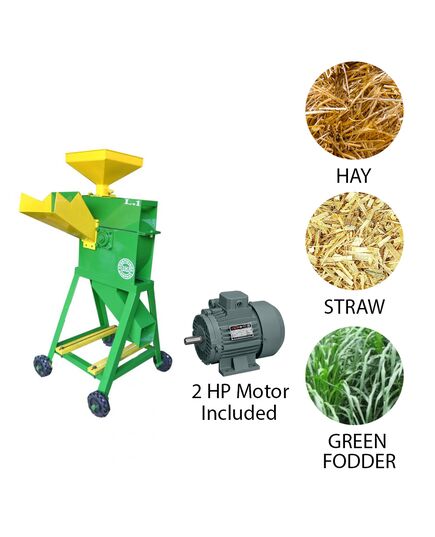 Electric Chaff Cutter with Pulverizer (ISO Certified) 2 HP