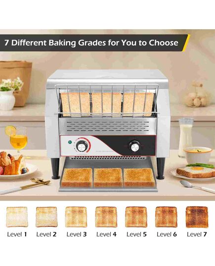 Stainless Steel 150-Bread Conveyor Toaster