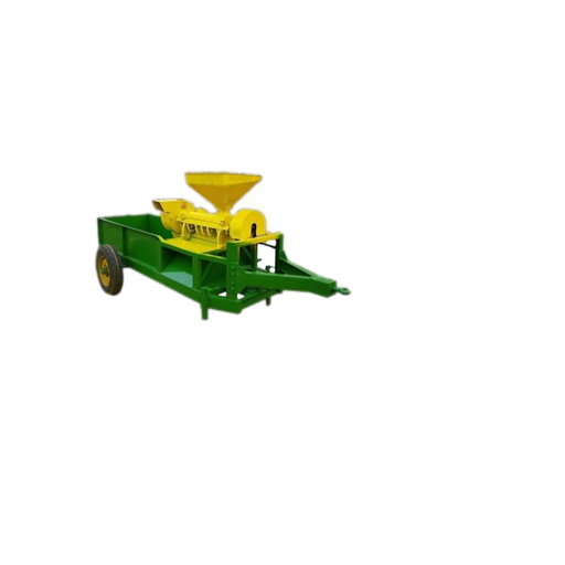 Tractor Operated Rice Mill Huller Type with Trolley, 25 HP