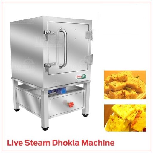 Live Stream Dhokla Machine, 12 Plate