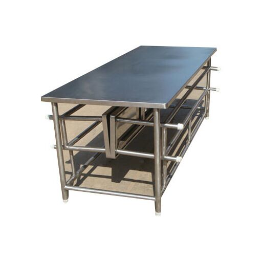 Stainless Steel Dining Table (12X2) (16X1)