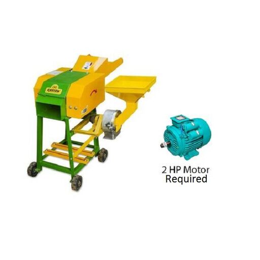 Combined Chaff Cutter and Pulverizer without Motor