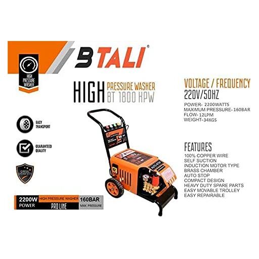 Btali 1800 HPW High Pressure Washer