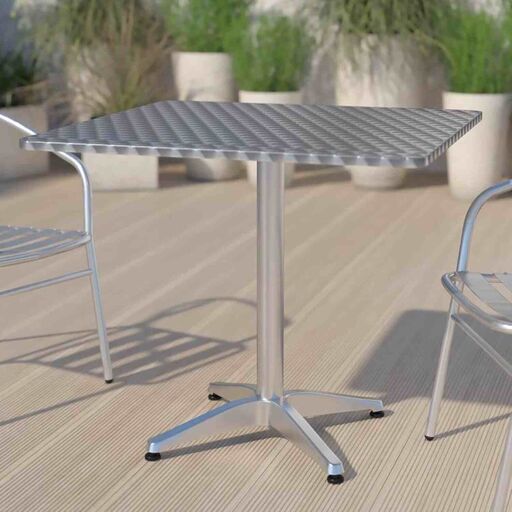 Stainless Steel Square Fast Food Table