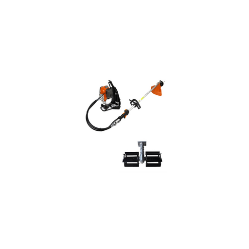 Backpack Brush Cutter with Tiller Attachment, 52 CC, 2 Stroke (Combo)