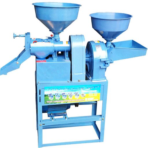 Automatic Combined Rice Mill & Pulverizer Machine Without Motor