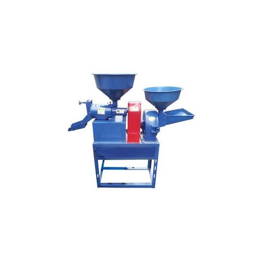 Heavy Duty Rice Mill with Pulverizer With 6.5 HP Petrol Engine 150 kg/hr