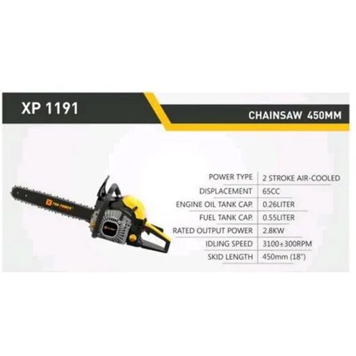 18 Inch Xtra Power XP-1191 Petrol Chainsaw