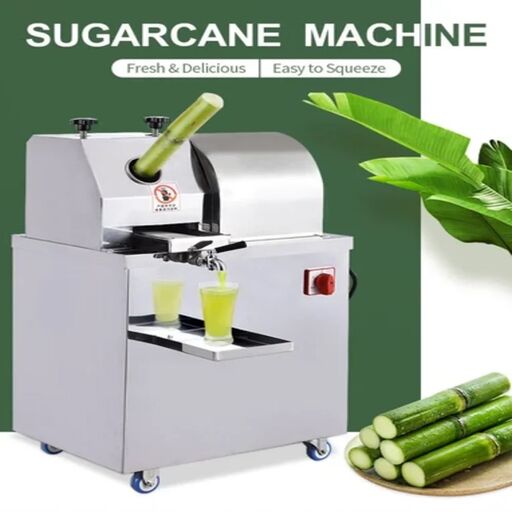 Automatic Stainless Steel Sugarcane Juice Machine