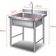 Commercial Stainless Steel Single Sink Unit